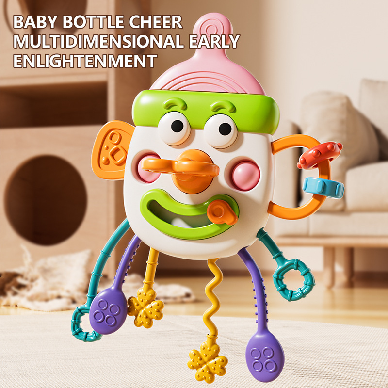 Travel Accessories For Baby - NOUVEAU Jouet Montessori en silicone 6-en-1