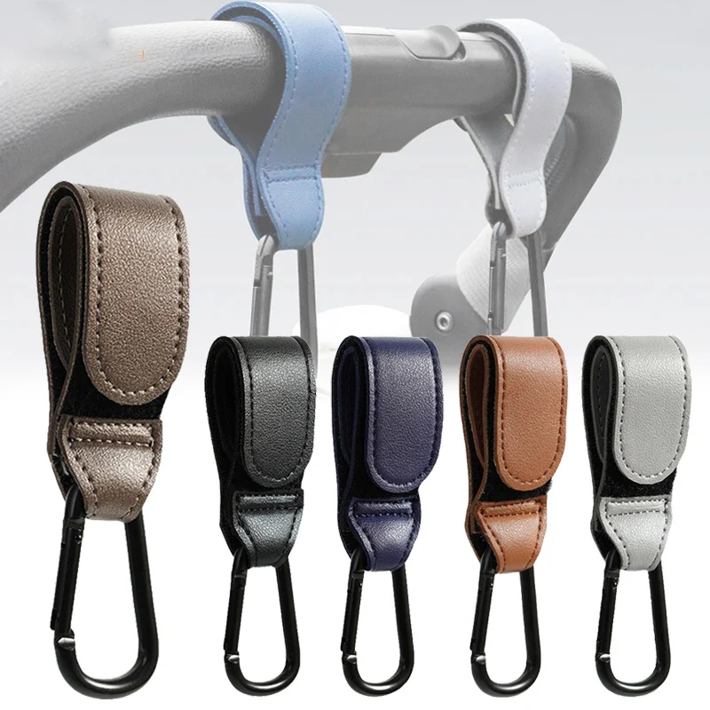Travel Accessories For Baby - Crochet pour poussette bébé en cuir
