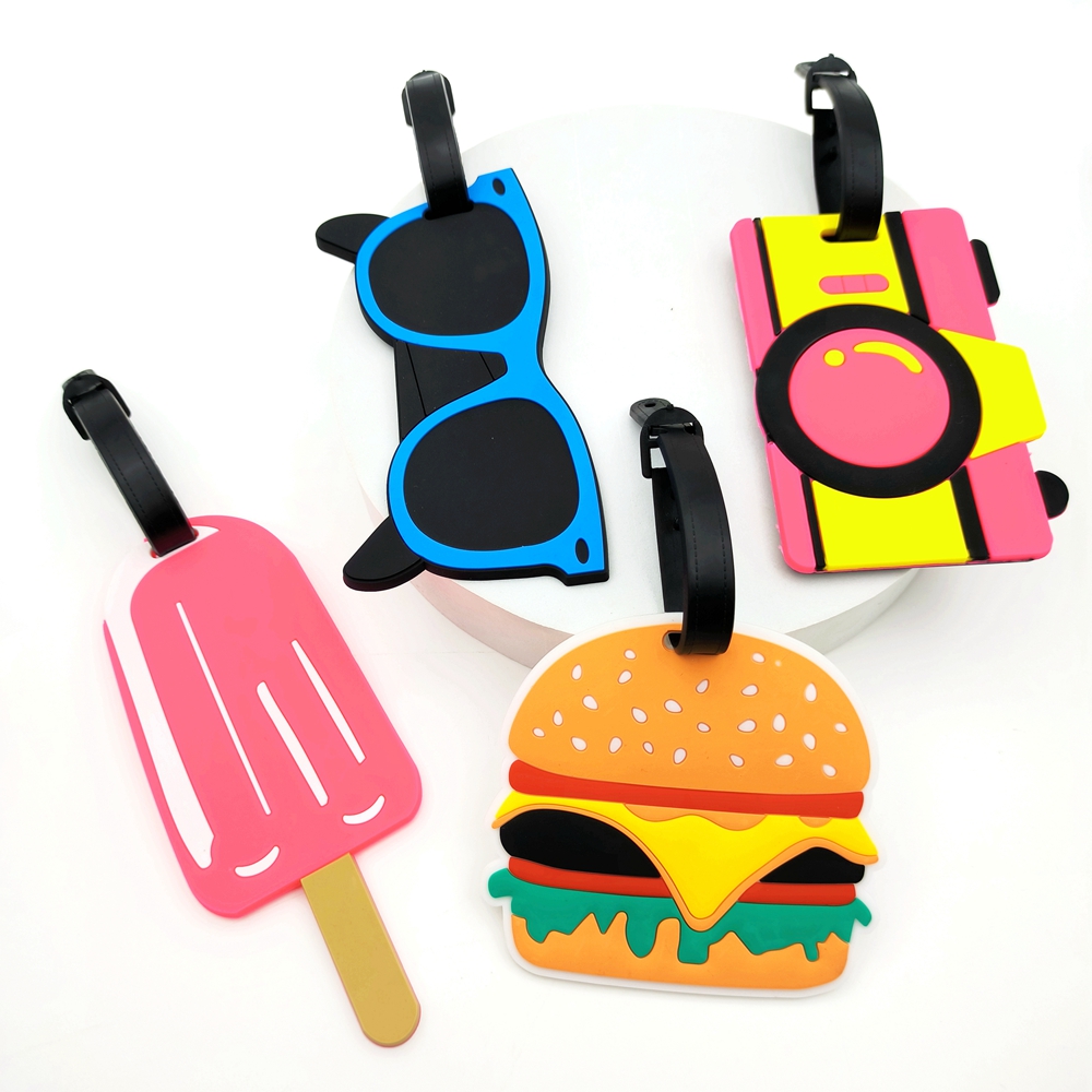Travel Accessories Unique - Étiquette de bagage de crème glacée