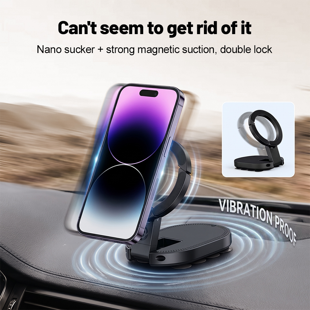 Travel Accessories And Gadgets - 360 ° Support de téléphone magnétique