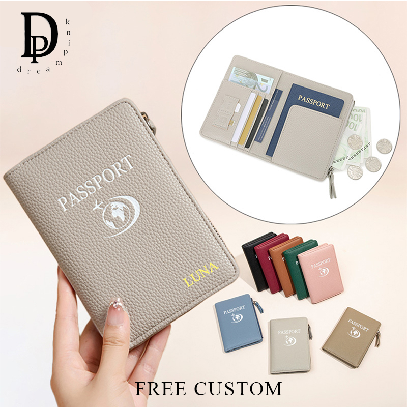 Travel Accessories Bag For Women - Porte-passeport personnalisé RFID pour femme, en