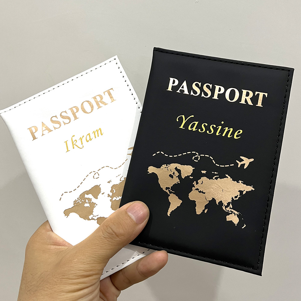 Travel Accessories And Gadgets - Couverture de passeport personnalisée en PU
