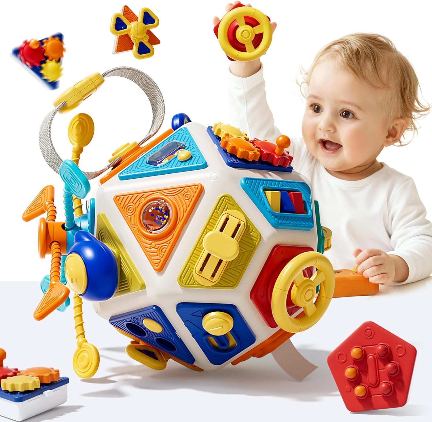 Travel Accessories For Baby - Cube d'activités Montessori pour bébé, jouets