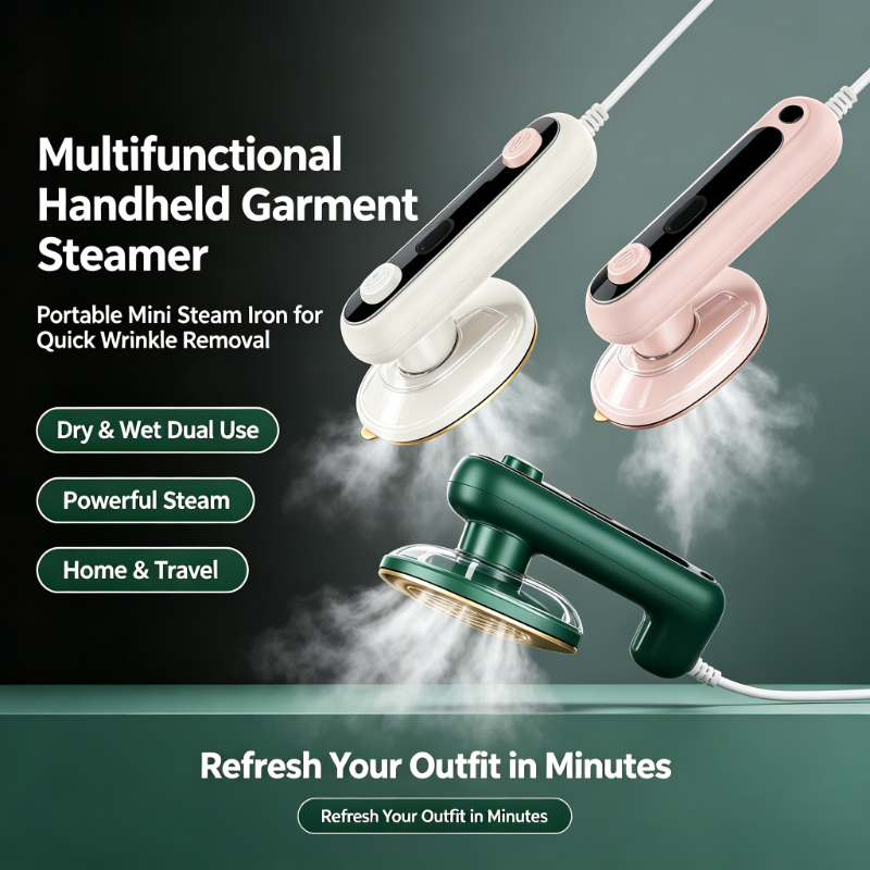Mini Iron Travel - Défroisseur Vapeur Portable Multifonctionnel, Mini Fer