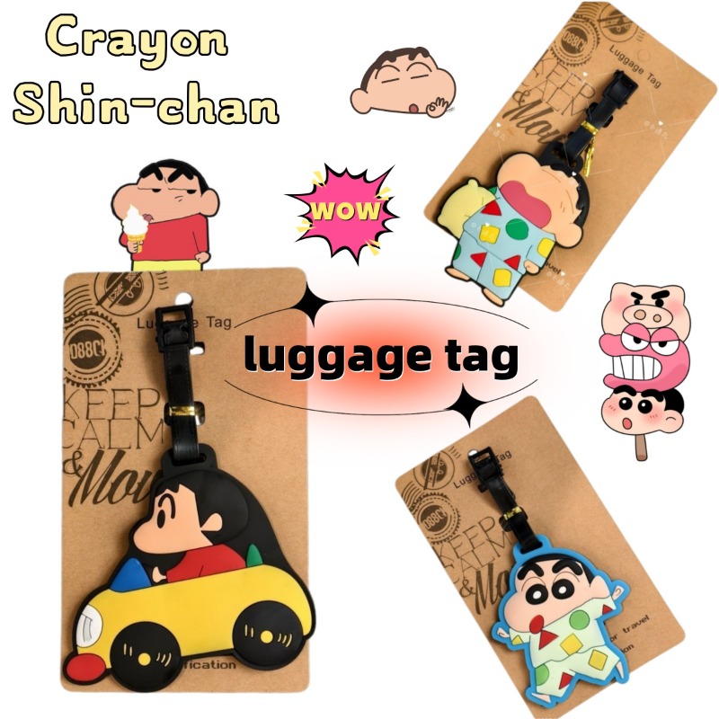 Travel Accessories Unique - Étiquette de bagage fantaisie Crayon Shin-chan,