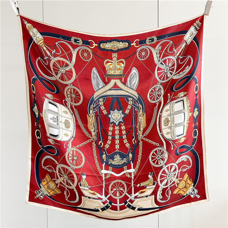 Travel Accessories Bag For Women - Foulard en soie douce 12MM pour