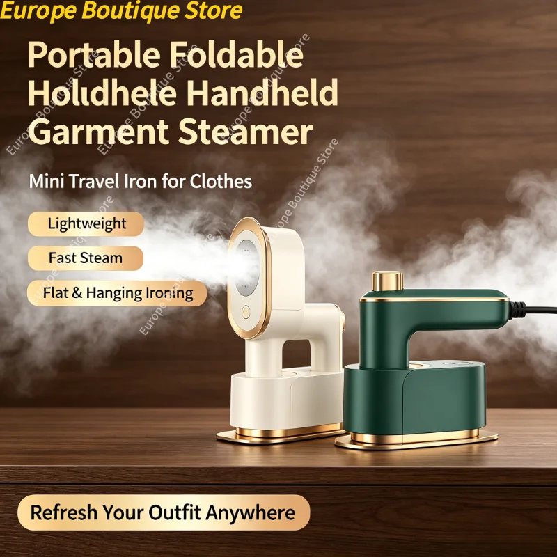 Mini Iron Travel - Défroisseur Vapeur Portable Pliable et Léger