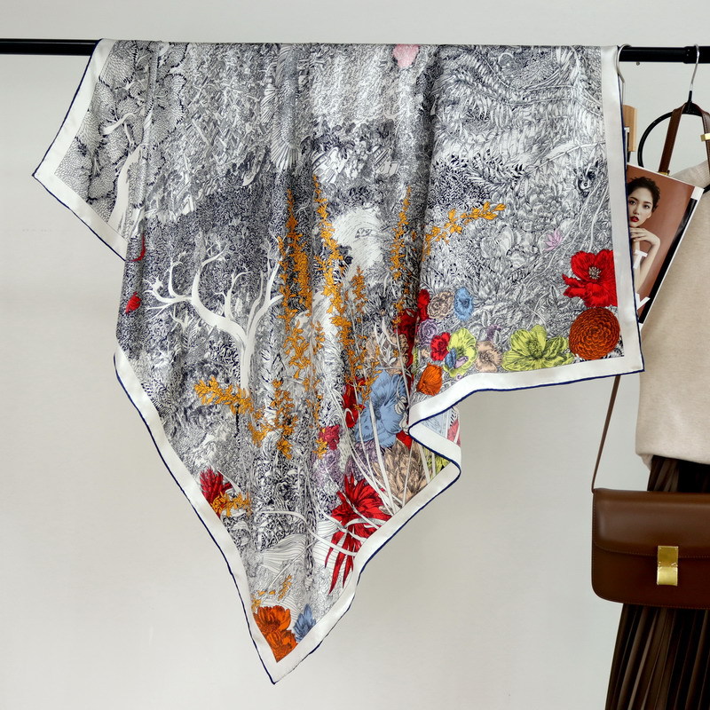 Foulard en soie de luxe 110 cm - Travel Hair Accessories avis et prix