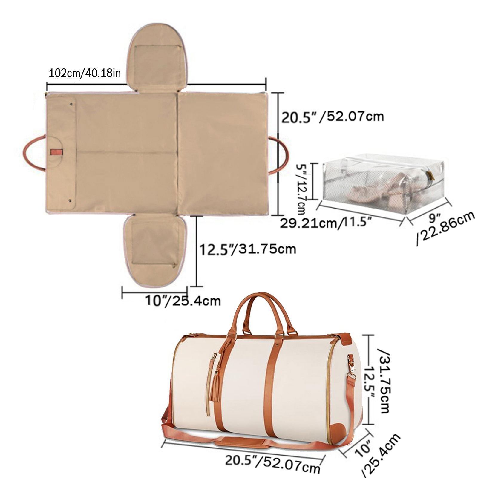 Grand sac de rangement pliable - Travel Accessories Organiser avis et prix