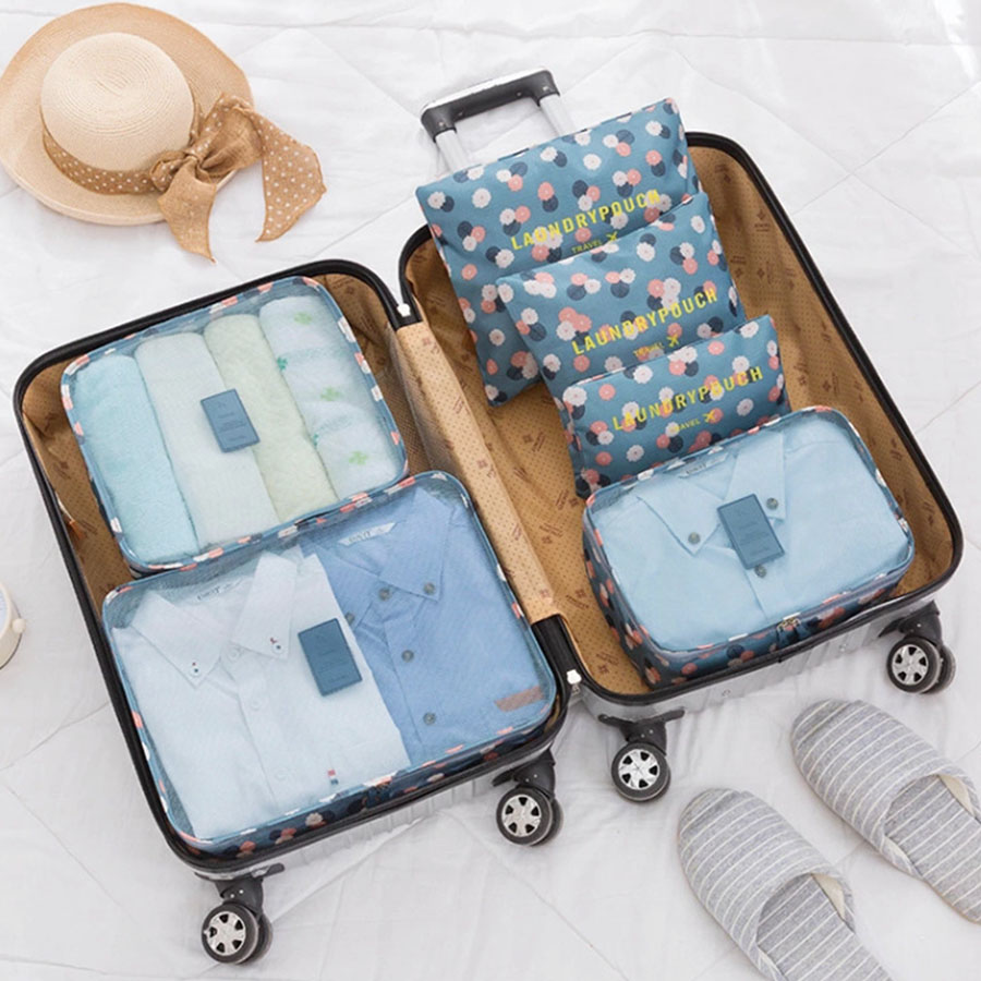 6 pièces organisateur de voyag - Travel Accessories Bag For Women avis et prix