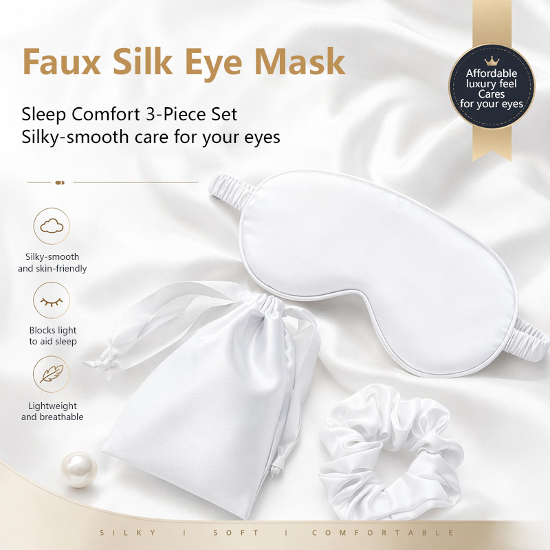 Masque pour les yeux en soie,  - Travel Hair Accessories avis et prix