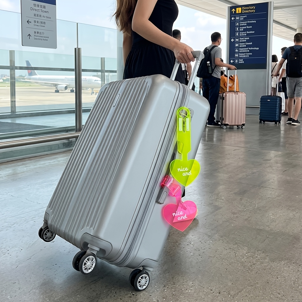 4 étiquettes de bagages fluore - Travel Accessories Unique avis et prix
