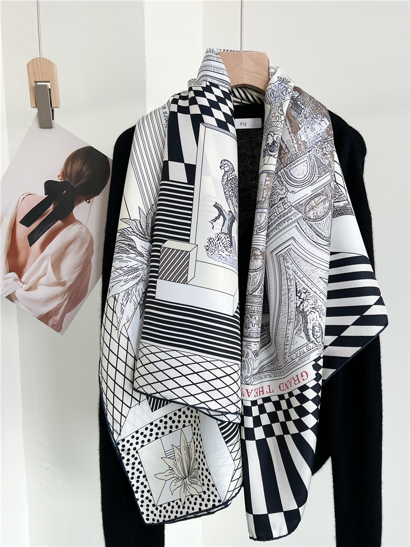 Grands foulards en soie de mar - Travel Hair Accessories avis et prix