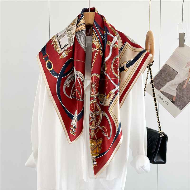 Foulard en soie douce 12MM pou - Travel Accessories Bag For Women avis et prix