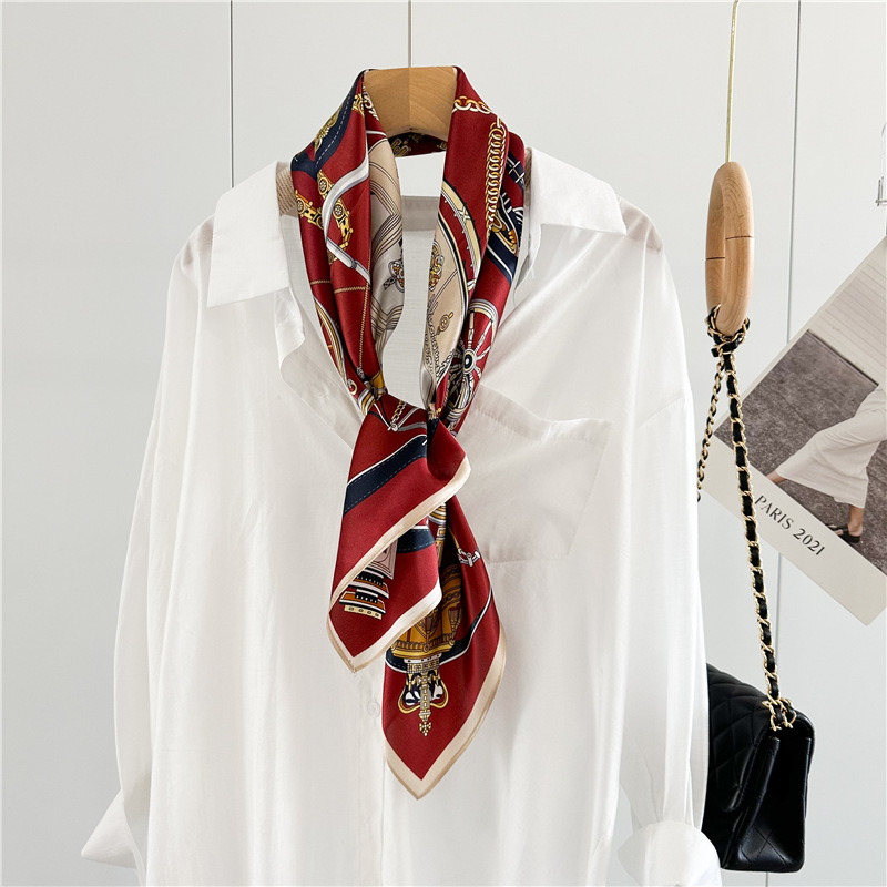 Foulard en soie douce 12MM pou - Travel Accessories Bag For Women avis et prix