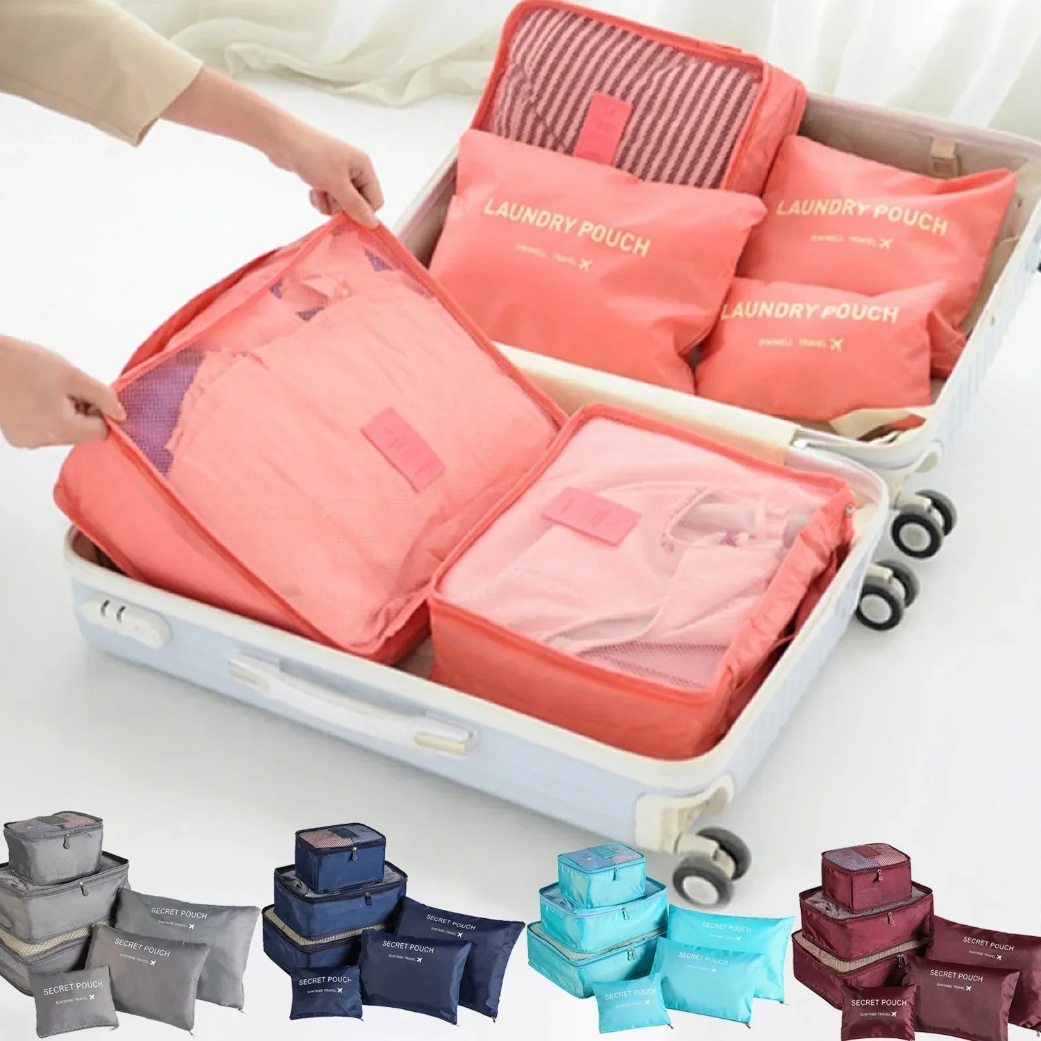 Ensemble de 6 sacs de rangemen - Travel Accessories Organiser avis et prix