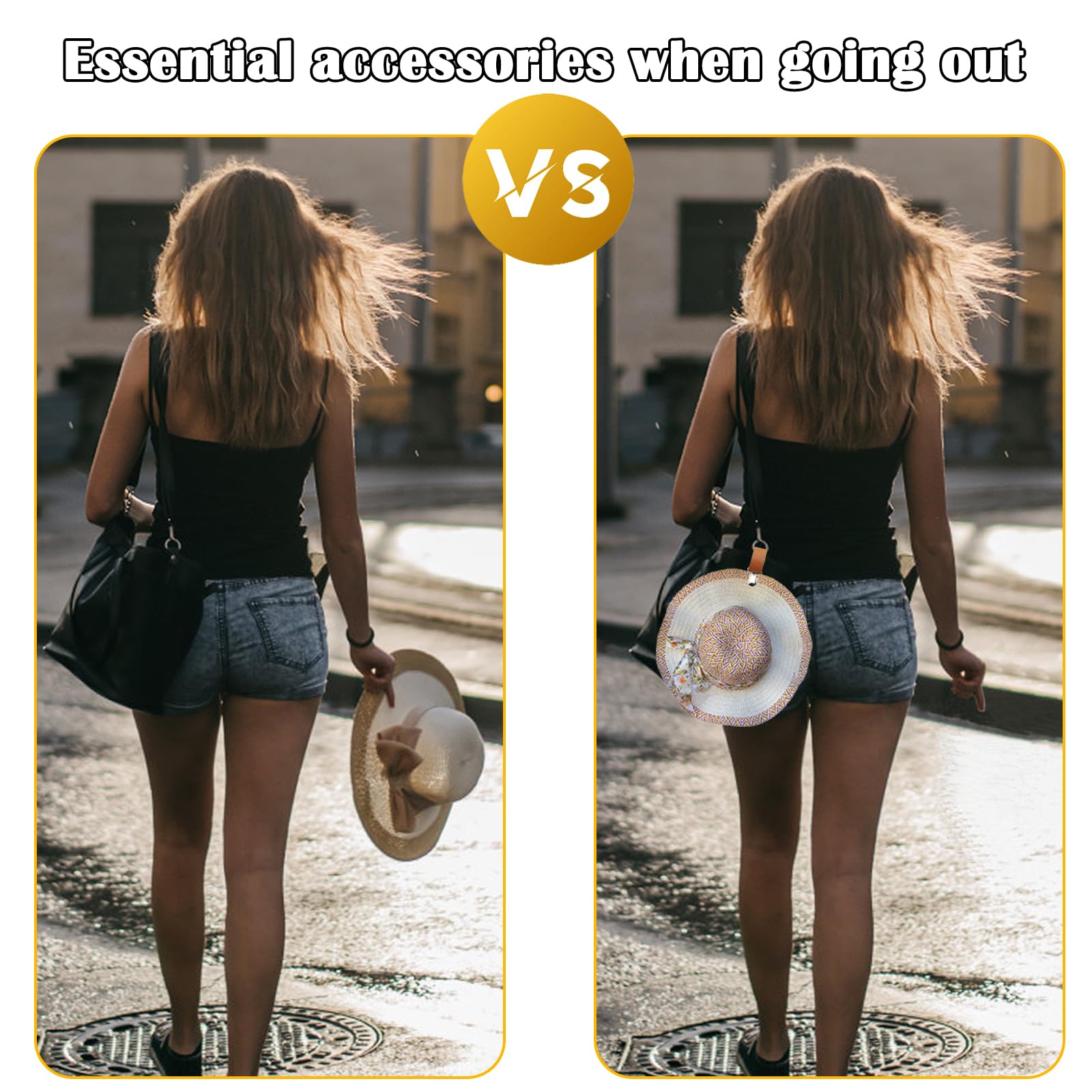 Clip à chapeau en cuir PU pour - Travel Accessories Bag For Women avis et prix