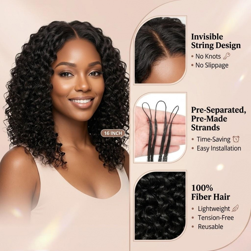 Extensions de cheveux synthéti - Travel Hair Accessories avis et prix